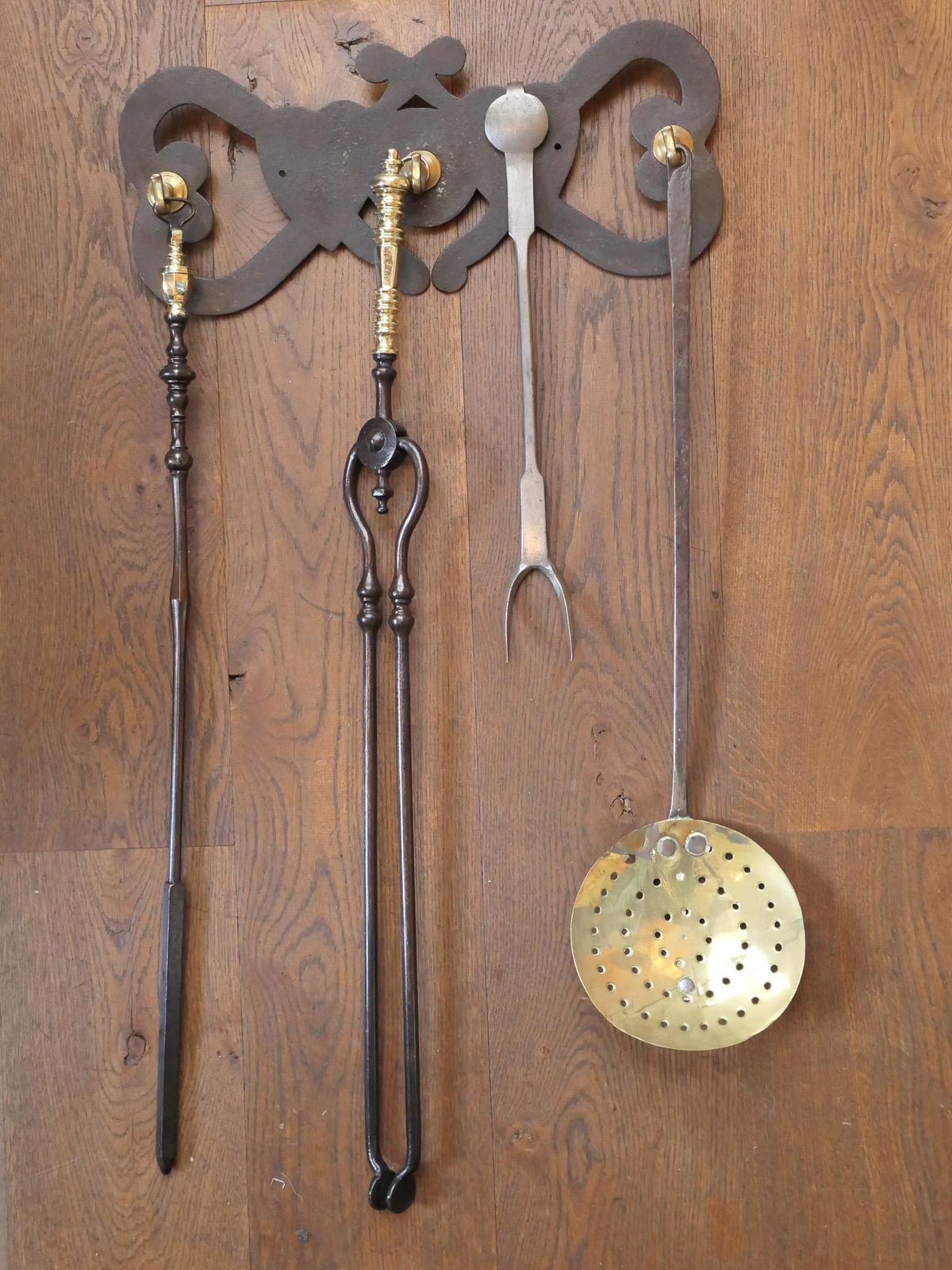 Antique Dutch Fireplace Tools Or Fire Tools, 18th/19th Century photo 661.0