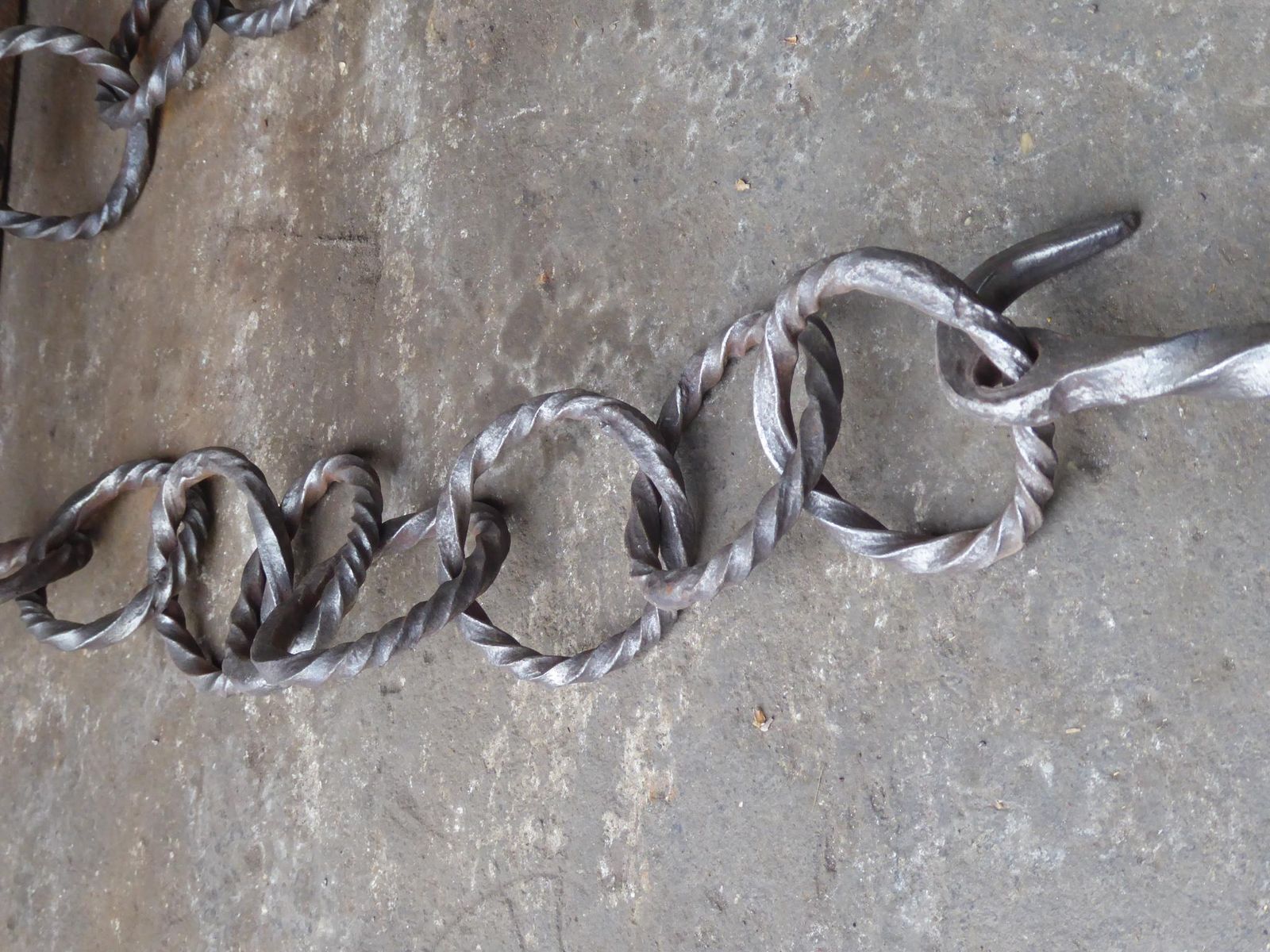 Large 17th Century French Fireplace Trammel Or Hanger photo 746.0