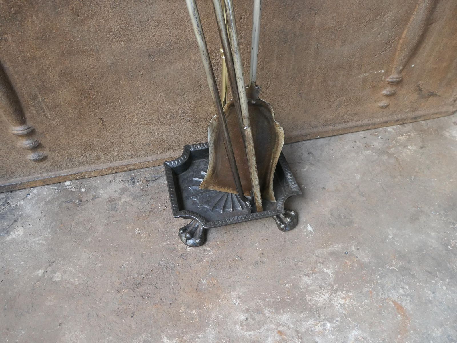 English Victorian Fireplace Tools Or Companion Set, 19th Century photo vinterior