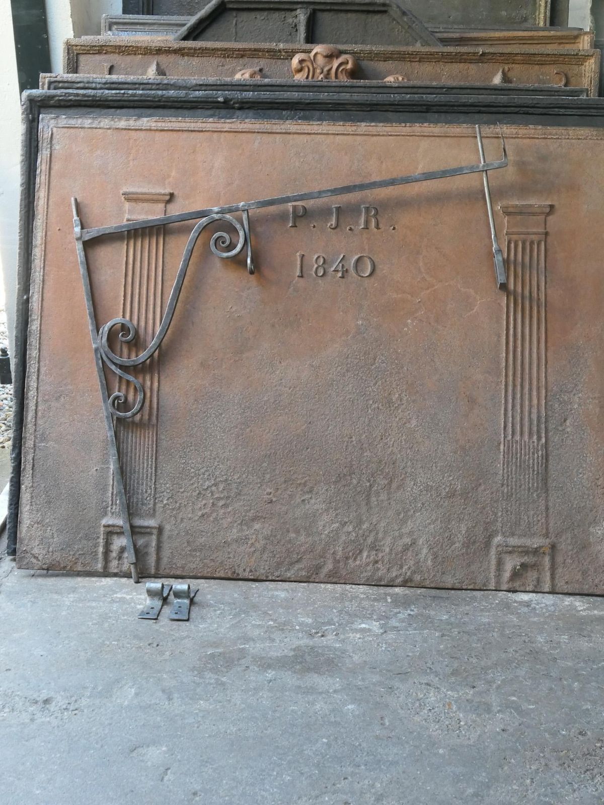 17th 18th Century French Fireplace Crane photo furniture
