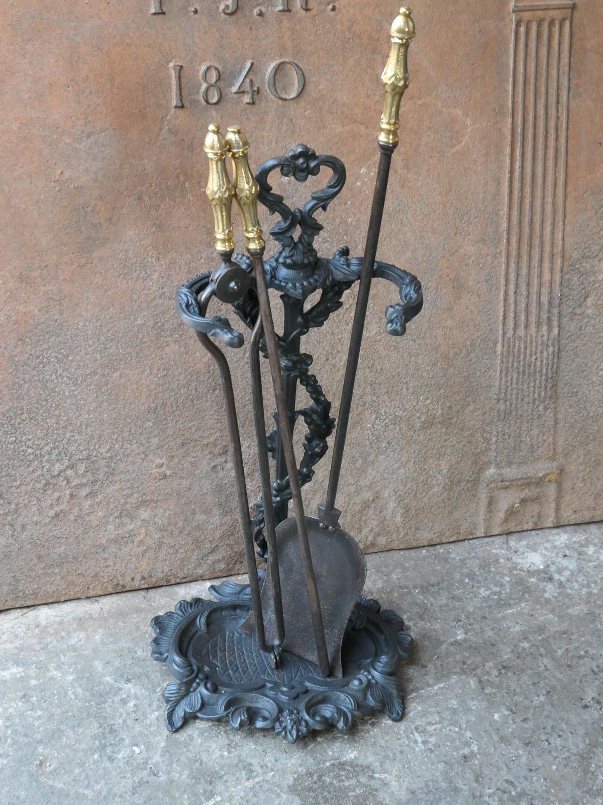 English Victorian Fireplace Tool Set Or Companion Set, 19th Century photo buy