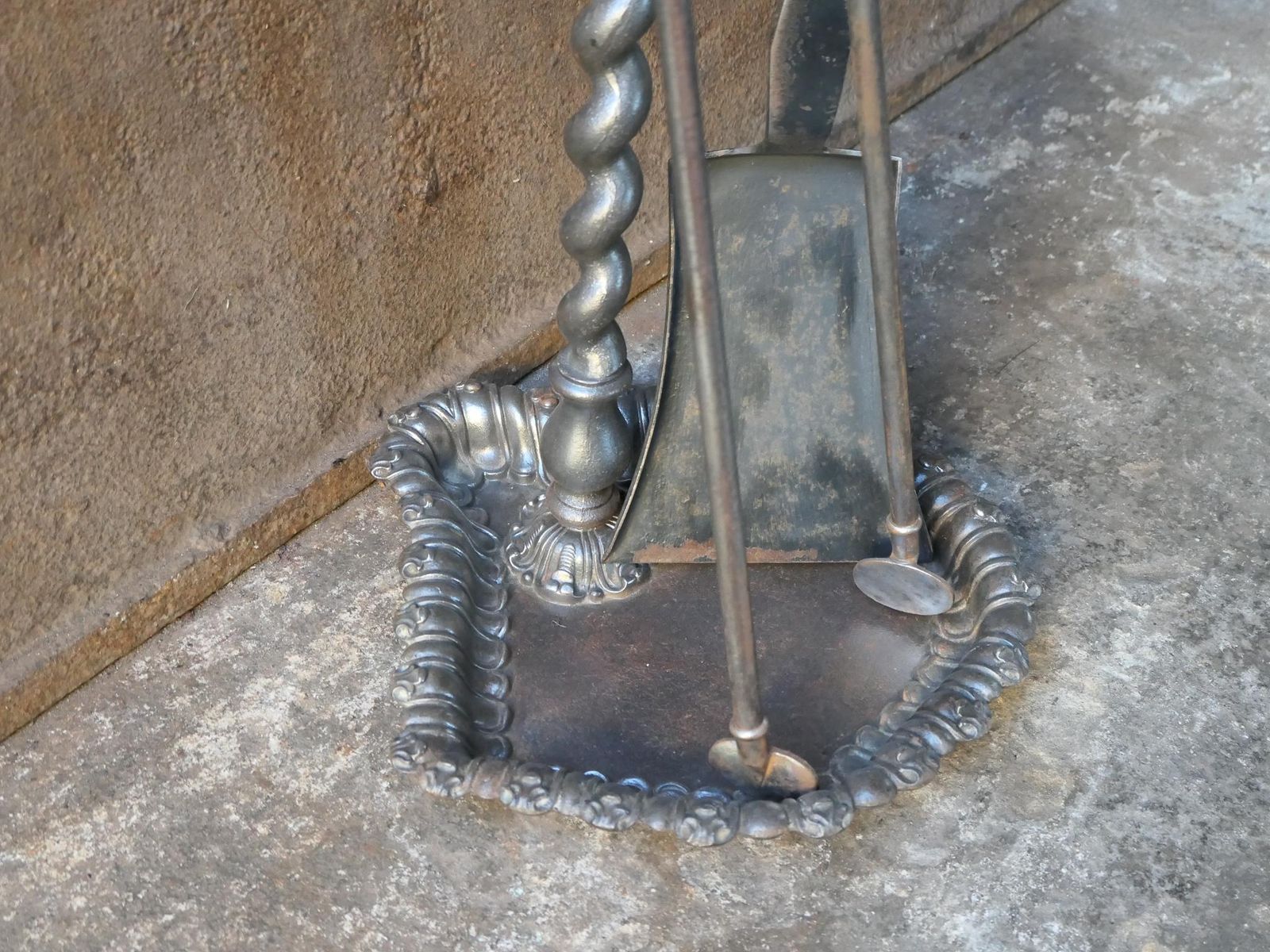 19th C. French Napoleon III Fireplace Tool Set photo buy