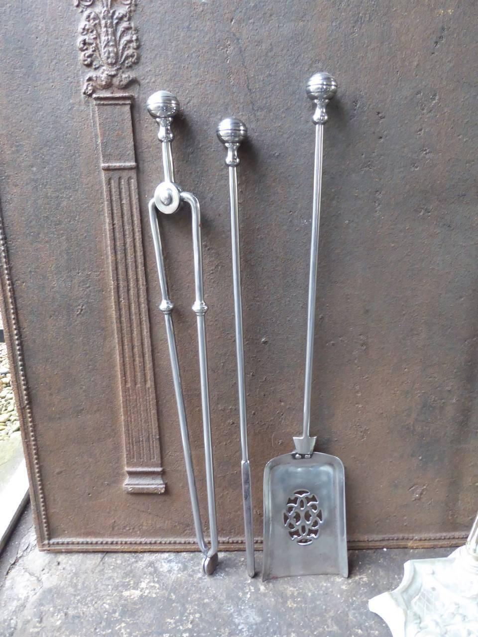 19th Century English Fire Tools, Fireplace Tool Set photo furniture