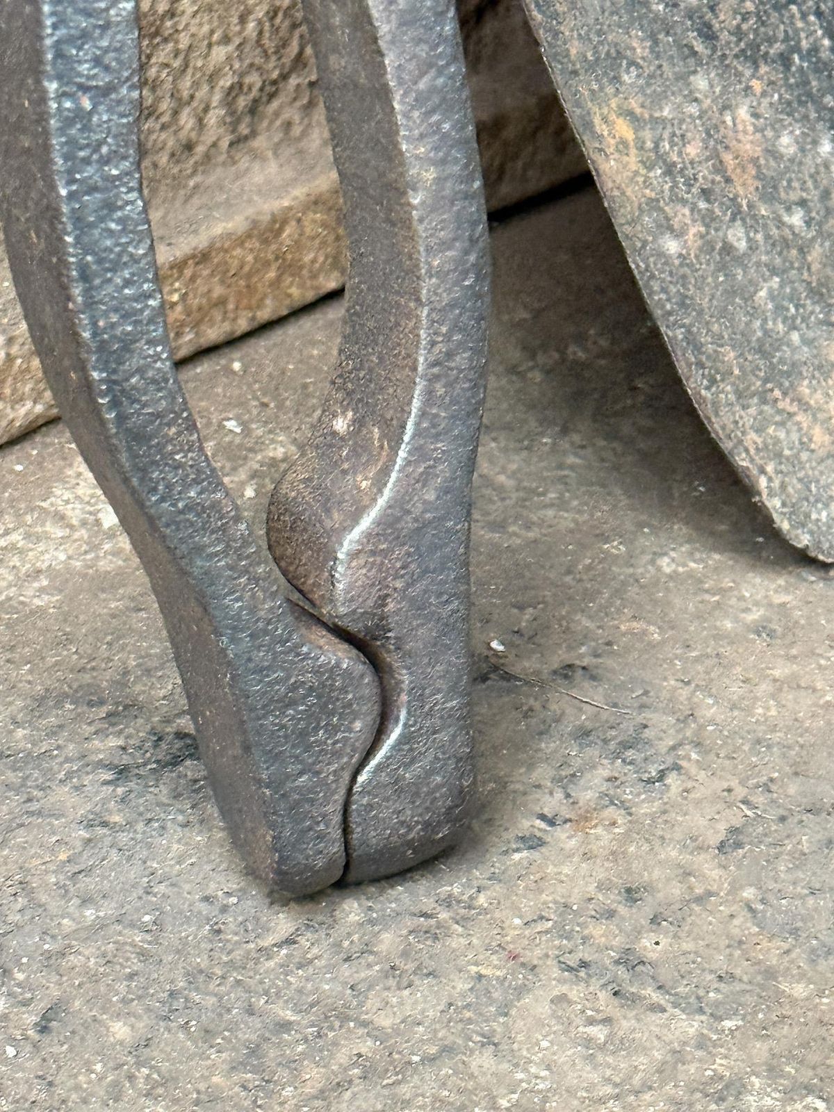 Large Early 18th Century French Fireplace Tools Or Fire Tools photo for sale