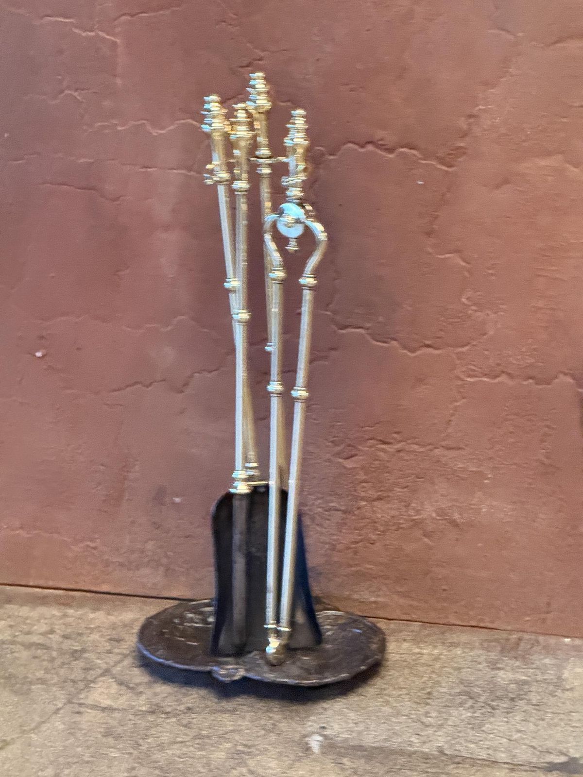 English Victorian Fireplace Tools Or Companion Set, 19th Century photo 849.0