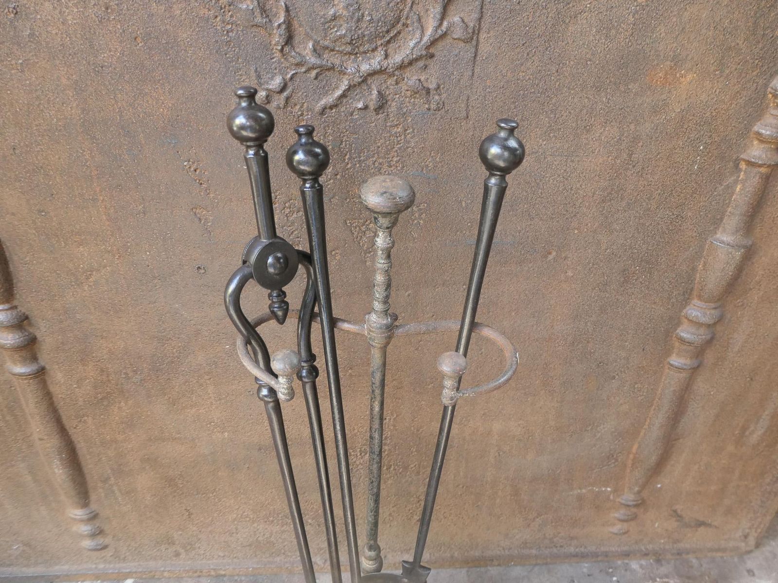 English Victorian Fireplace Tools Or Companion Set, 19th Century photo buy
