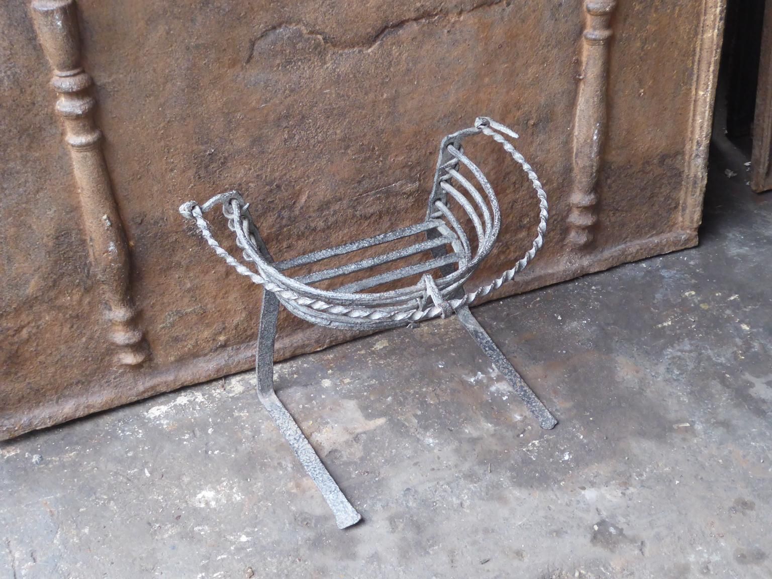 Antique Belgian Fireplace Grate, 17th   18th Century photo buy