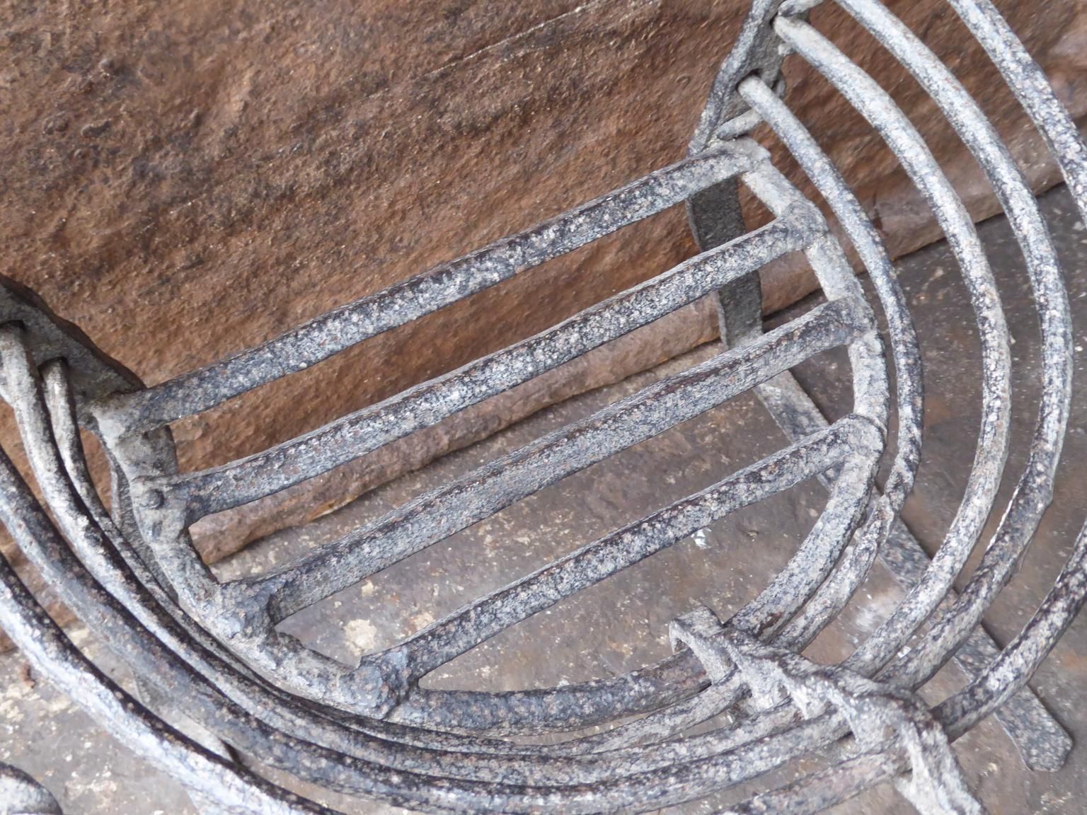 832.0 Antique Belgian Fireplace Grate, 17th   18th Century photo