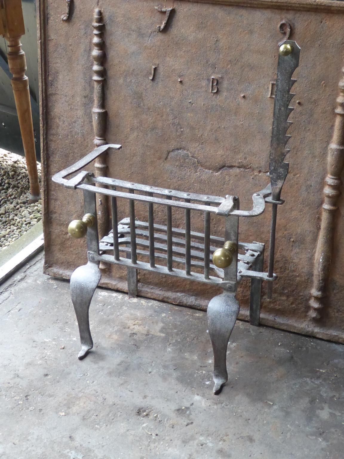 18th 19th Century Belgian Neoclassical Fireplace Grate Or Fire Basket photo Home Fixtures