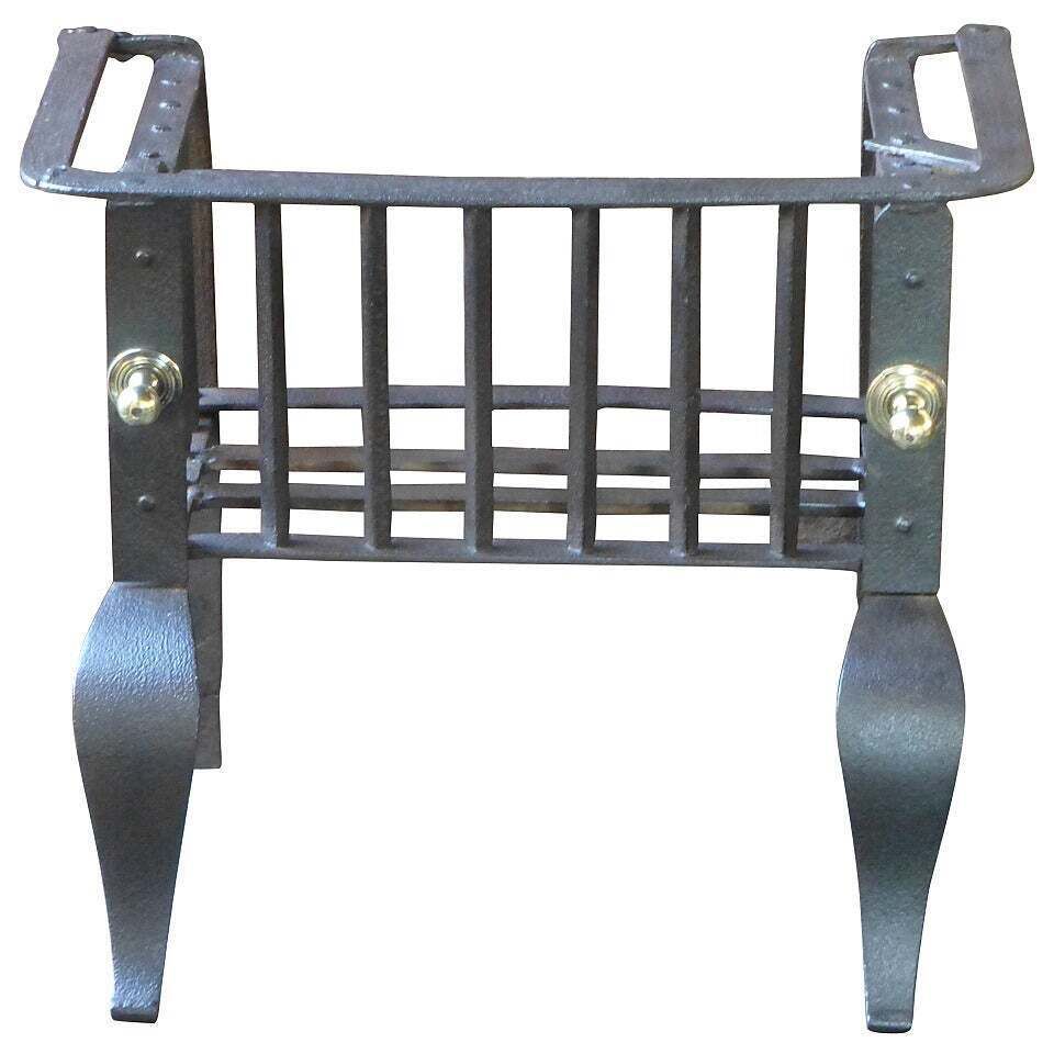 Antique Dutch Fireplace Grate, 18th Century