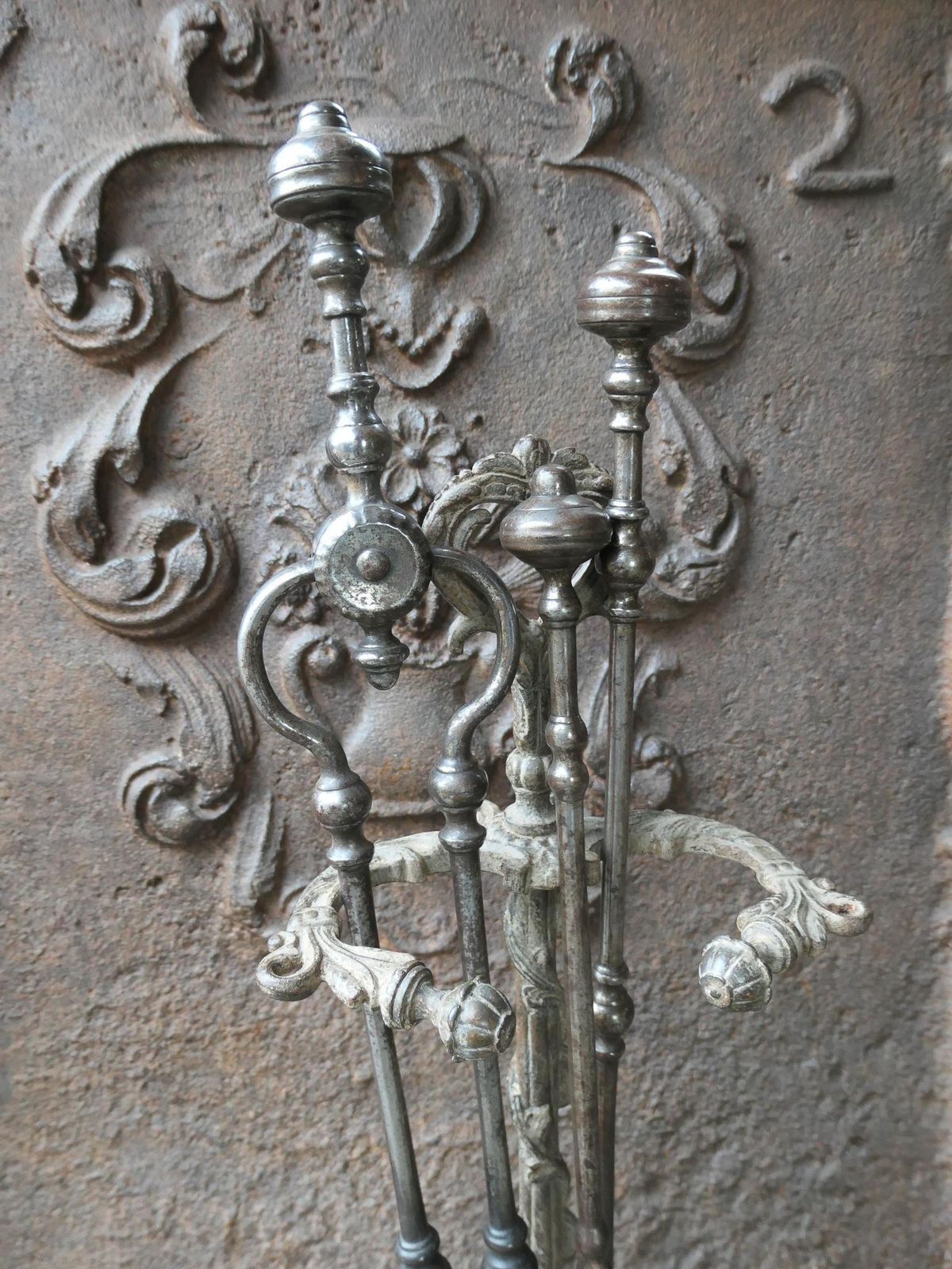 18/19th C. English Georgian Fireplace Tools photo buy