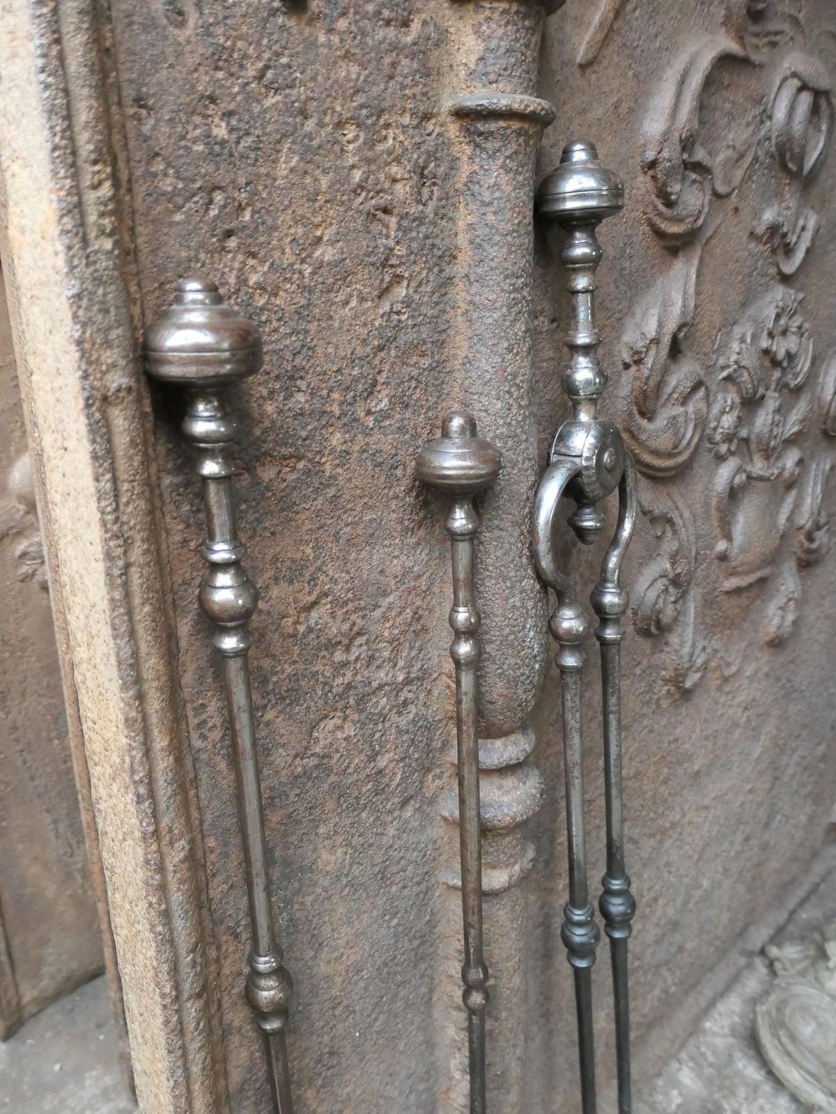photo buy 18/19th C. English Georgian Fireplace Tools