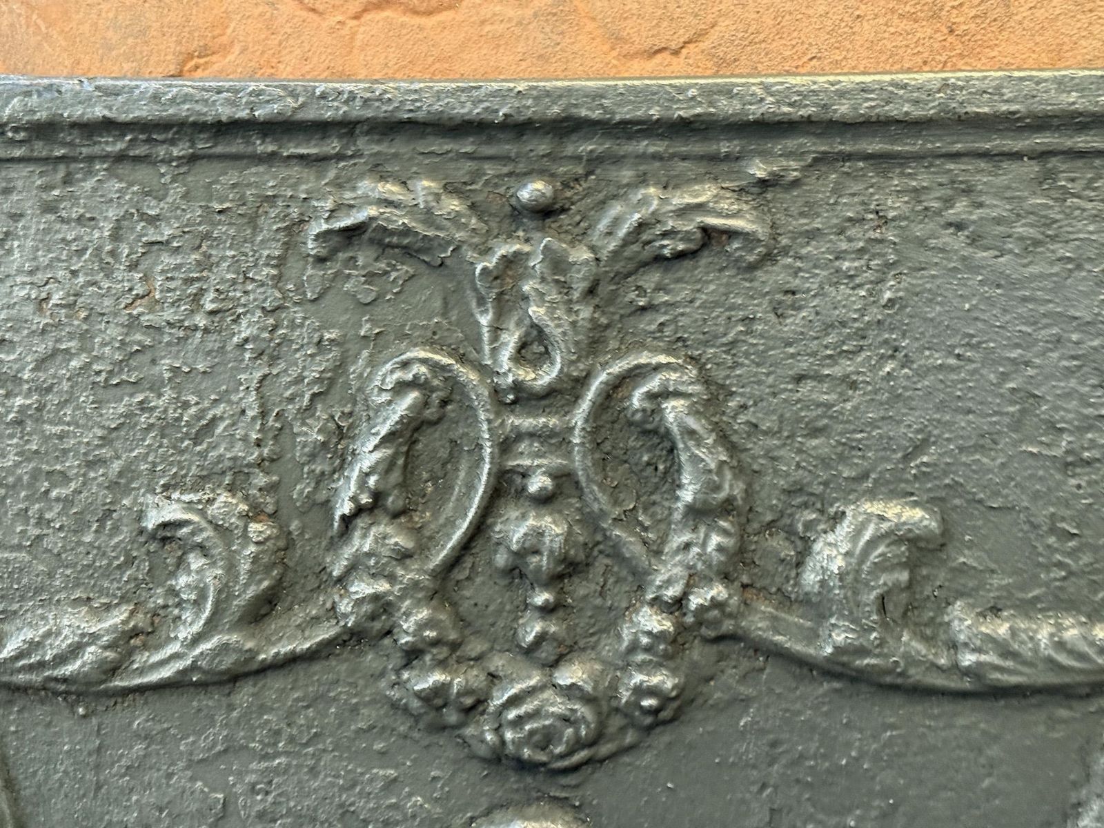 Antique French Fireback / Backsplash With The Goddess Venus, Louis XV Period photo for sale