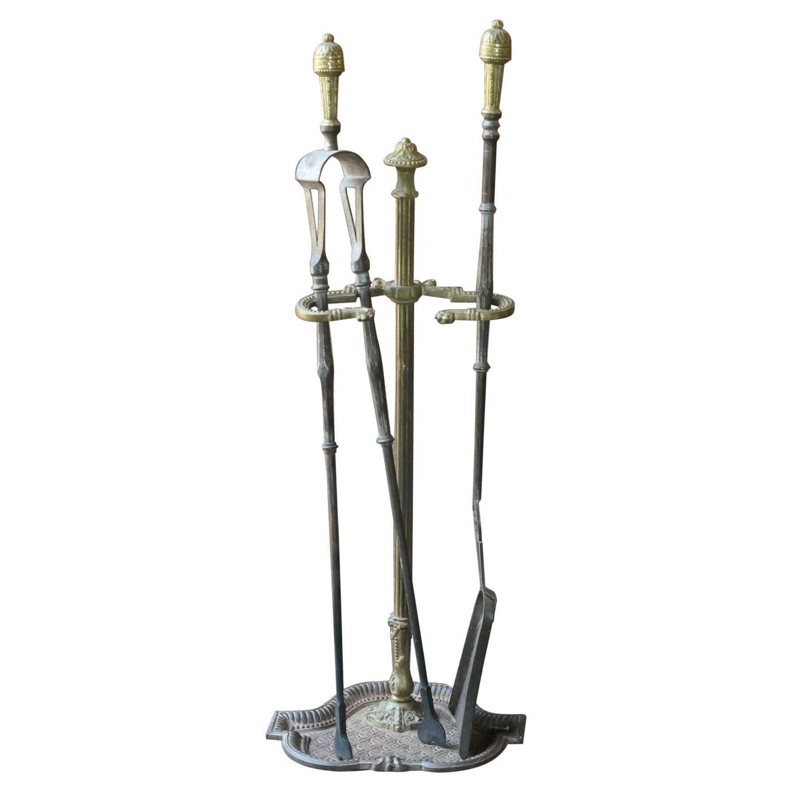 Large 18th   19th C. French Neoclassical Fireplace Poker Set