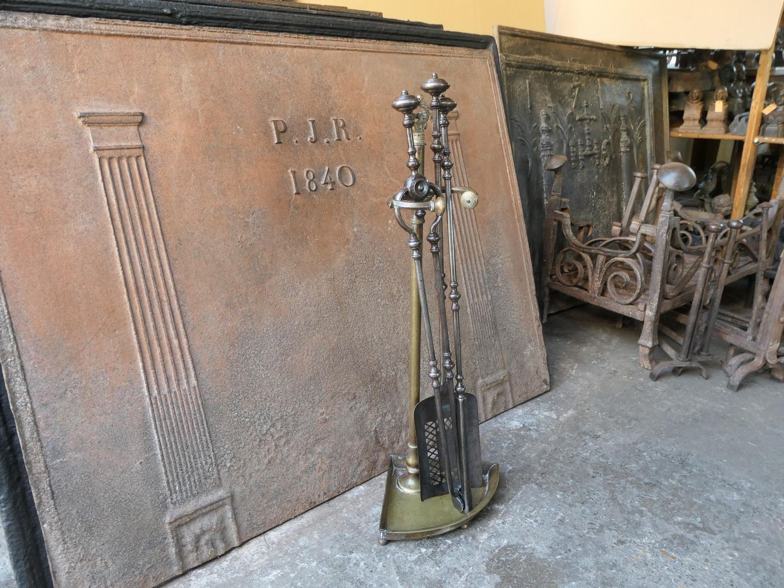 1088.0 18th   19th C. English Georgian Fireplace Poker Set photo