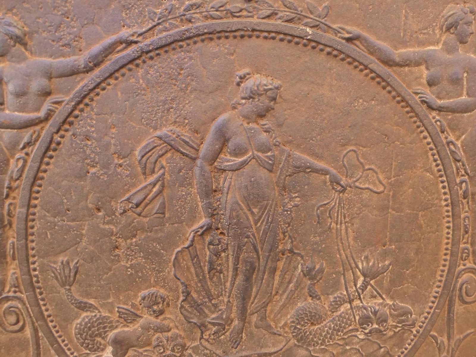 photo for sale French Neoclassical Period Fireback / Backsplash, 18th/19th Century