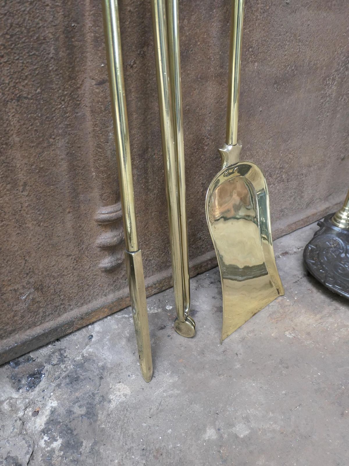 photo buy English Victorian Fireplace Tools Or Companion Set, 19th Century