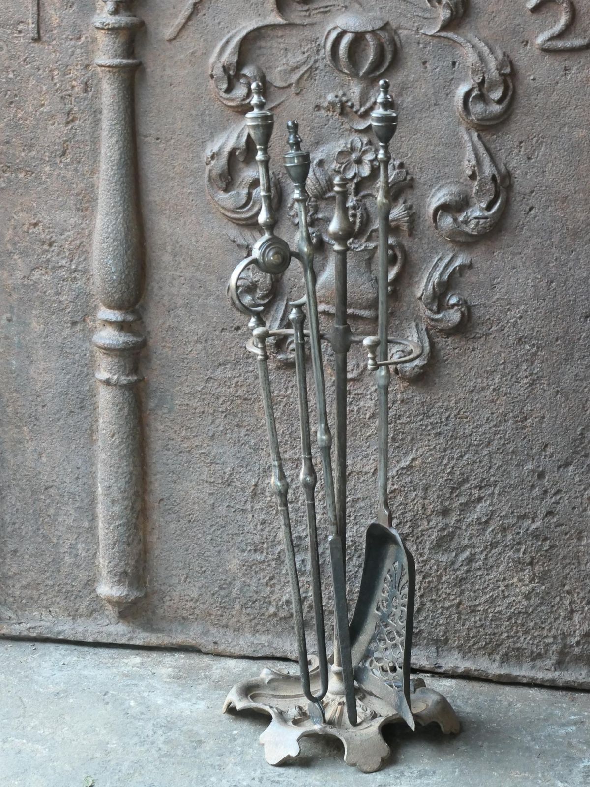 18/19th C. English Georgian Companion Set photo furniture