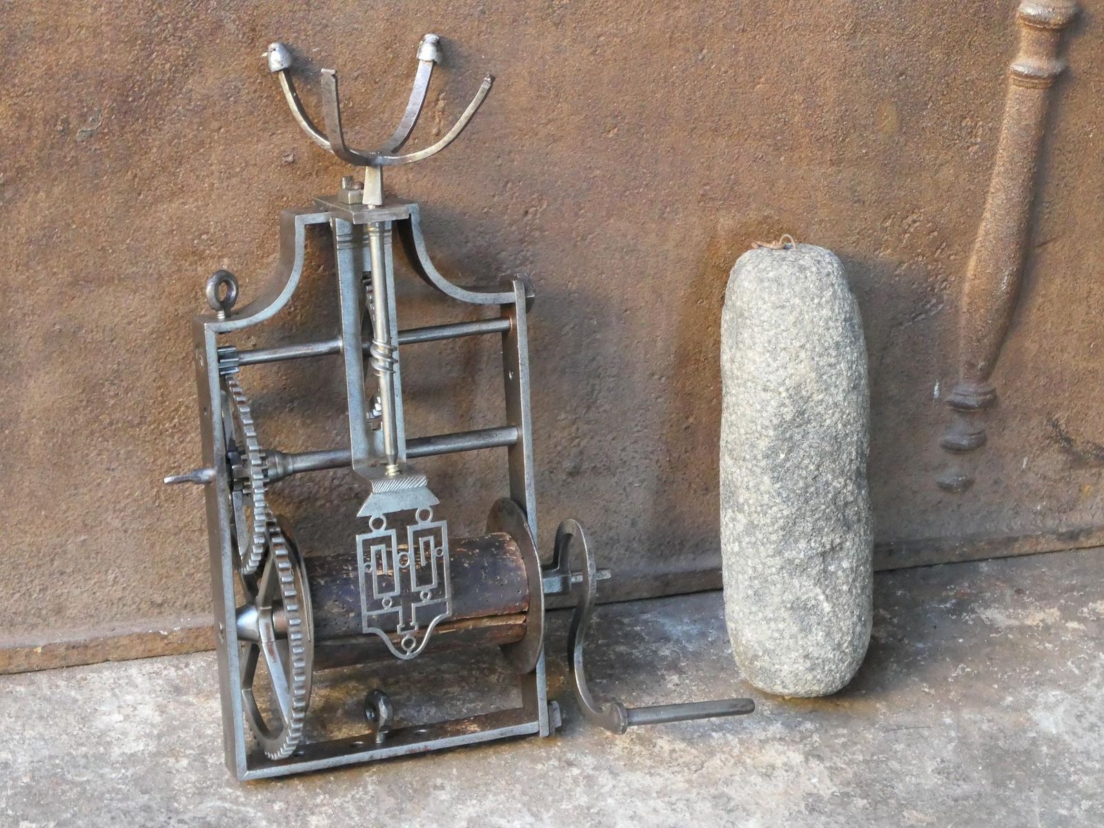 18th Century French Napoleon III Weight Driven Spit Jack photo for sale