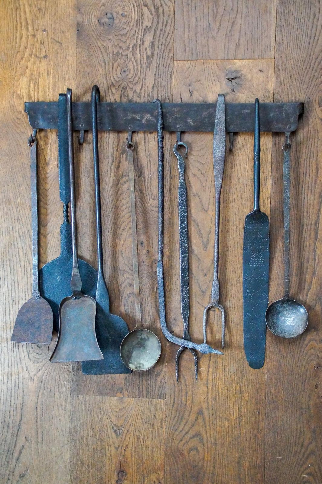 Antique Dutch Fireplace Tools Or Fire Tools, 18th/19th Century photo Home Fixtures