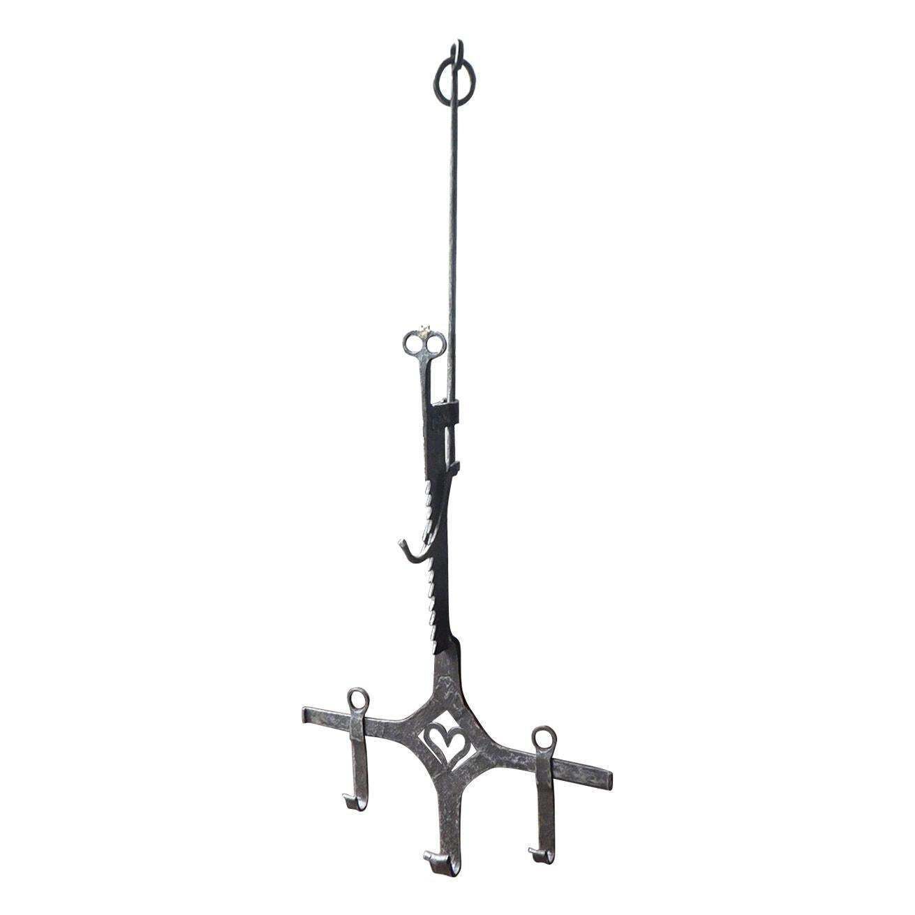 Beautiful 17th Century French Fireplace Trammel Or Hanger
