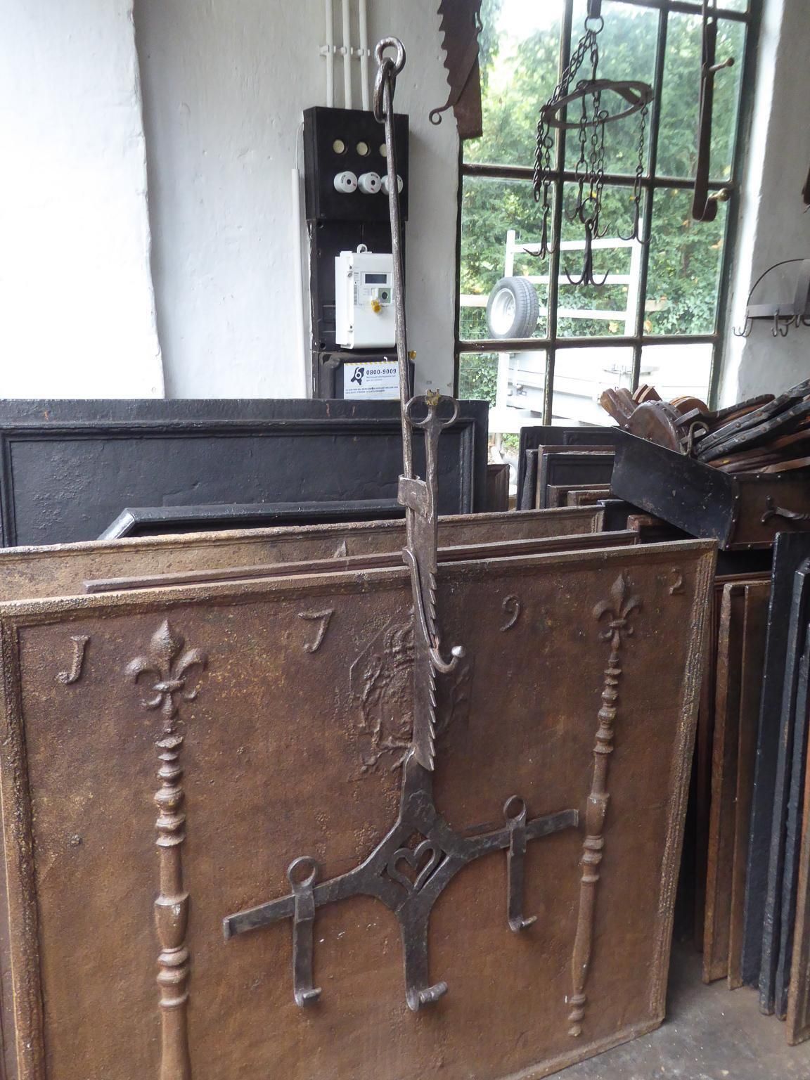 Beautiful 17th Century French Fireplace Trammel Or Hanger photo Home Fixtures