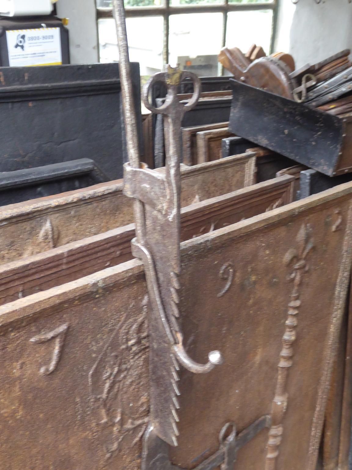 Beautiful 17th Century French Fireplace Trammel Or Hanger photo 1088.0