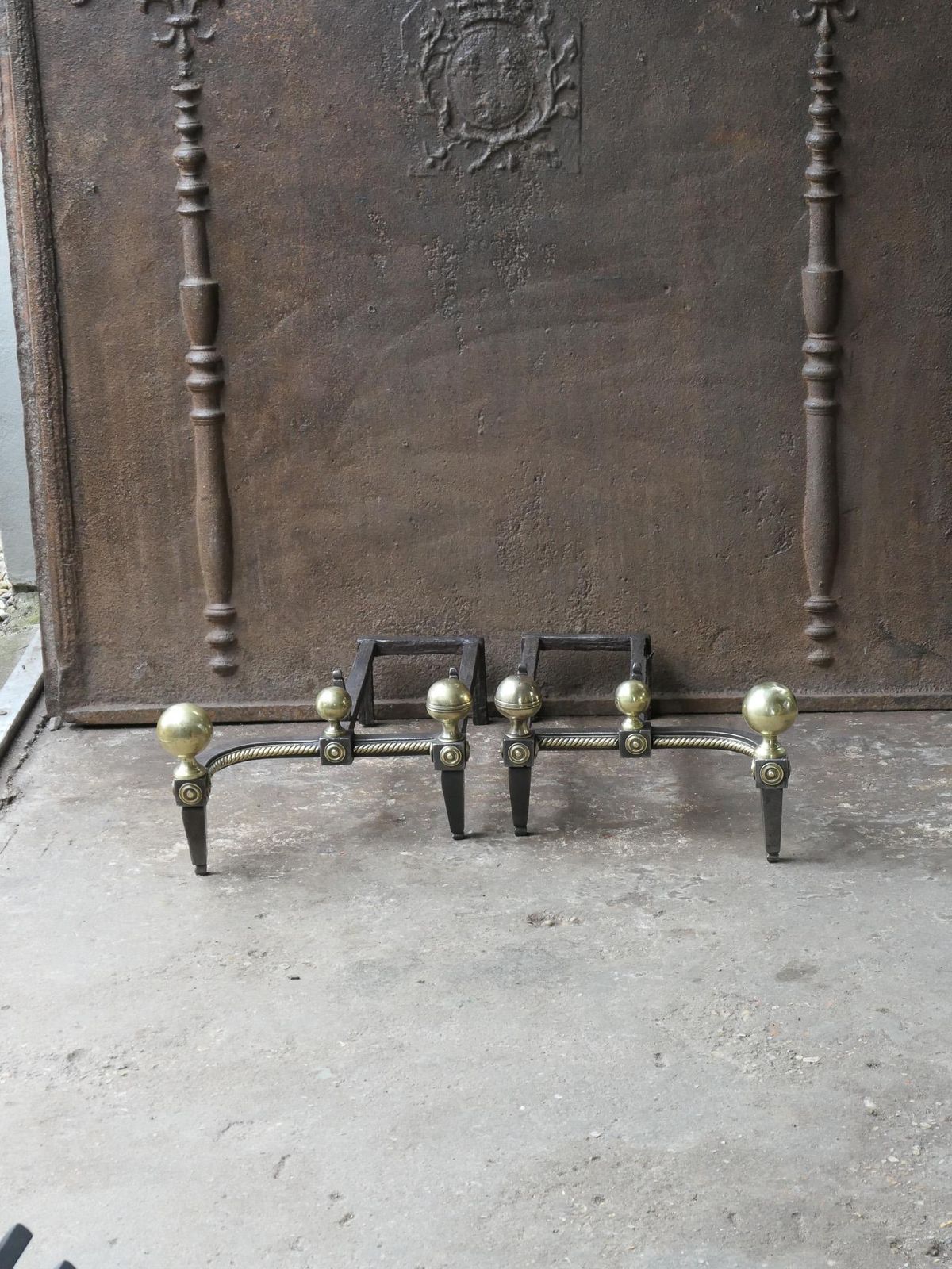 19th Century Dutch Victorian Fireplace Grate Or Fire Basket photo for sale