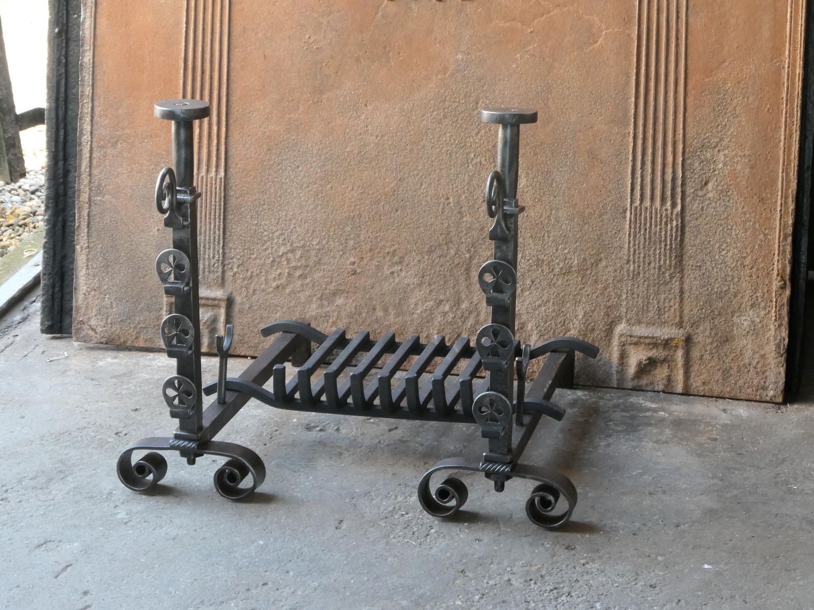 French Neoclassical  Period Fireplace Grate Or Fire Basket, 18th   19th Century photo buy