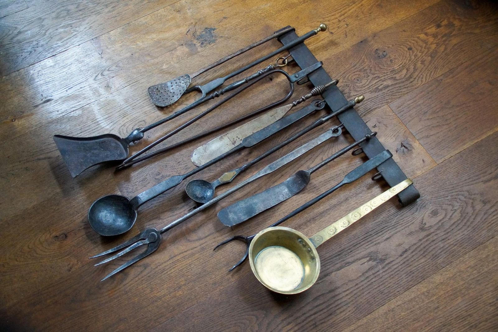 Antique Dutch Fireplace Tools Or Fire Tools, 18th/19th Century photo 1429.0