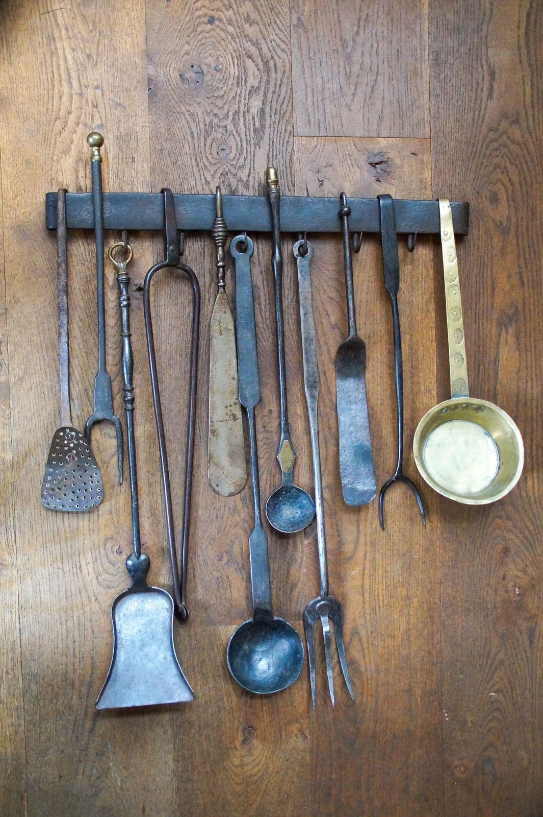 Antique Dutch Fireplace Tools Or Fire Tools, 18th/19th Century photo vintage