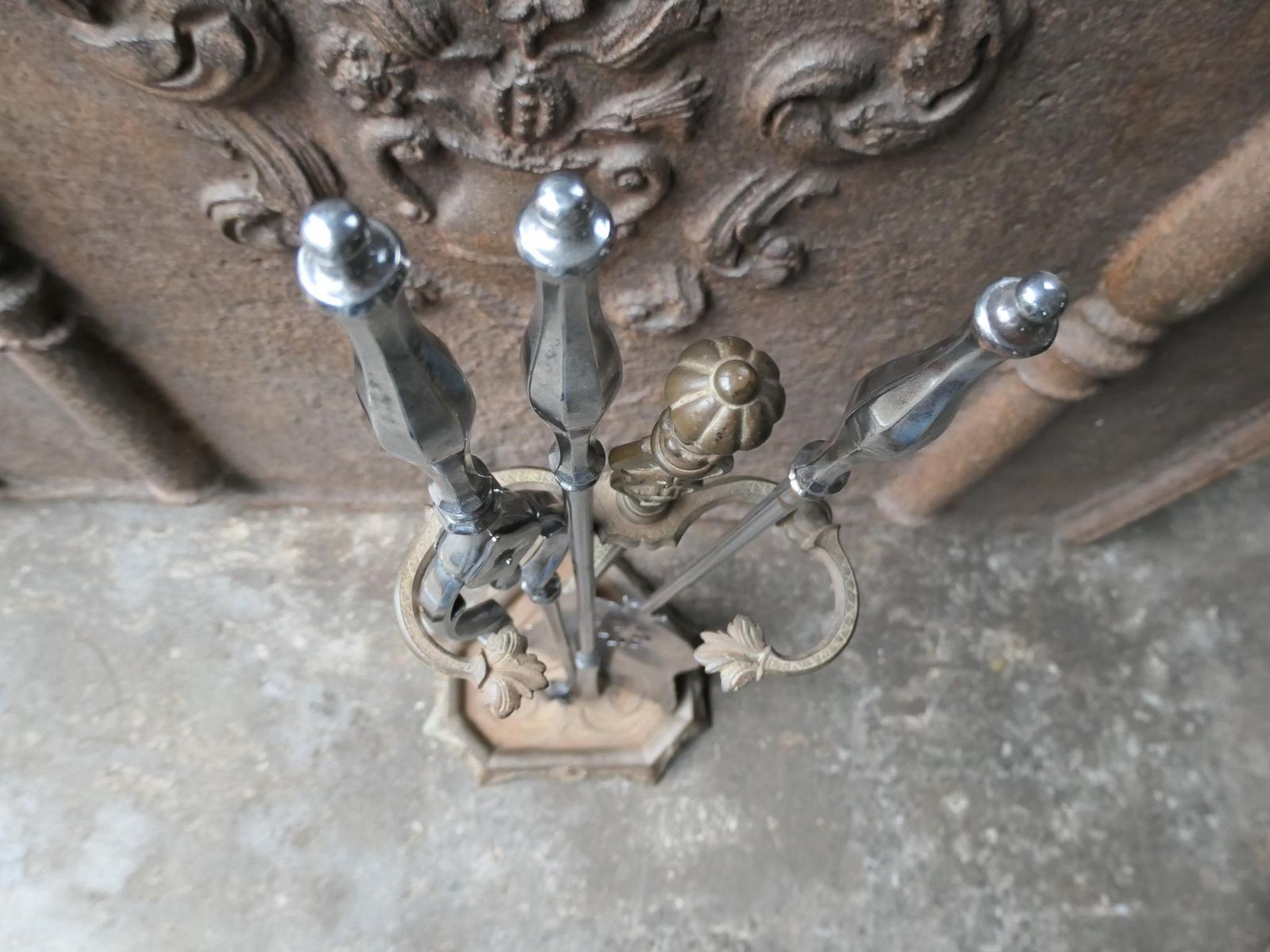 Antique 18th   19th C. English Georgian Fire Companion Set photo buy
