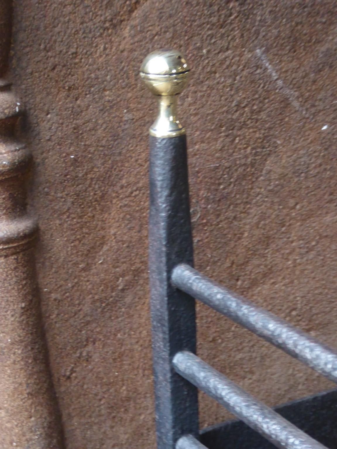 photo for sale Antique Dutch Victorian Fireplace Grate Or Fire Basket, 19th Century