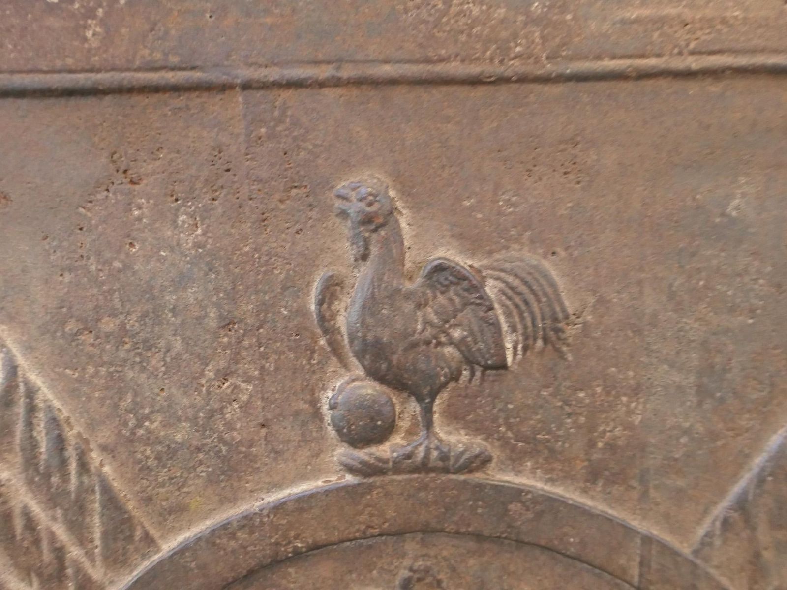 19th Century French Allegory Of France Fireback / Backsplash, Napoleon III photo 1088.0