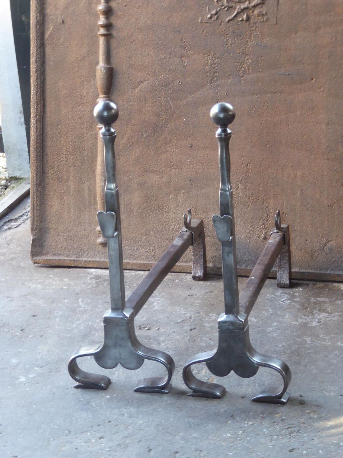 French Art Nouveau Firedogs Or Andirons photo Home Fixtures