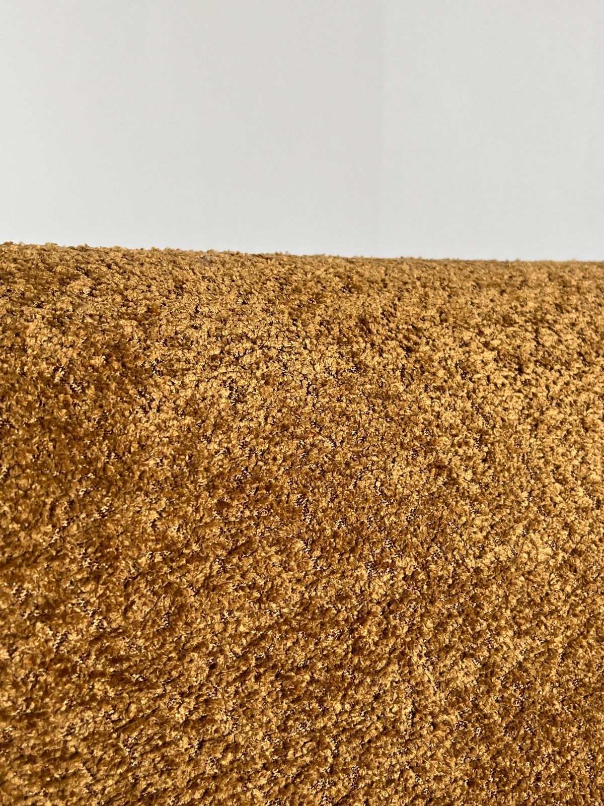 Furniture Italian Mid Century Modular Sofa Or Seating Set In Ochre Boucle, 1970s Italy photo