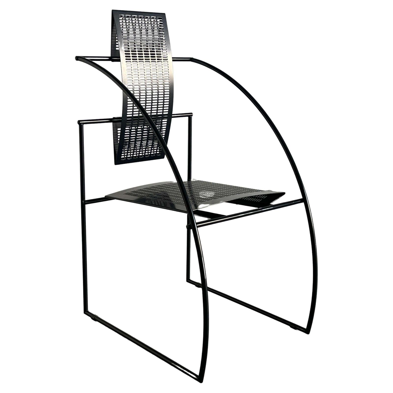 Vintage Postmodern 'Quinta' Armchair By Mario Botta For Alias, 1980s Italy
