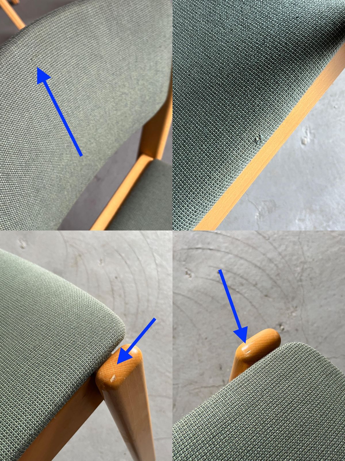 Furniture 1 Of 15 Vintage Mid Century Modern Stackable Dining Chairs By Wiesner Hager, 80s photo