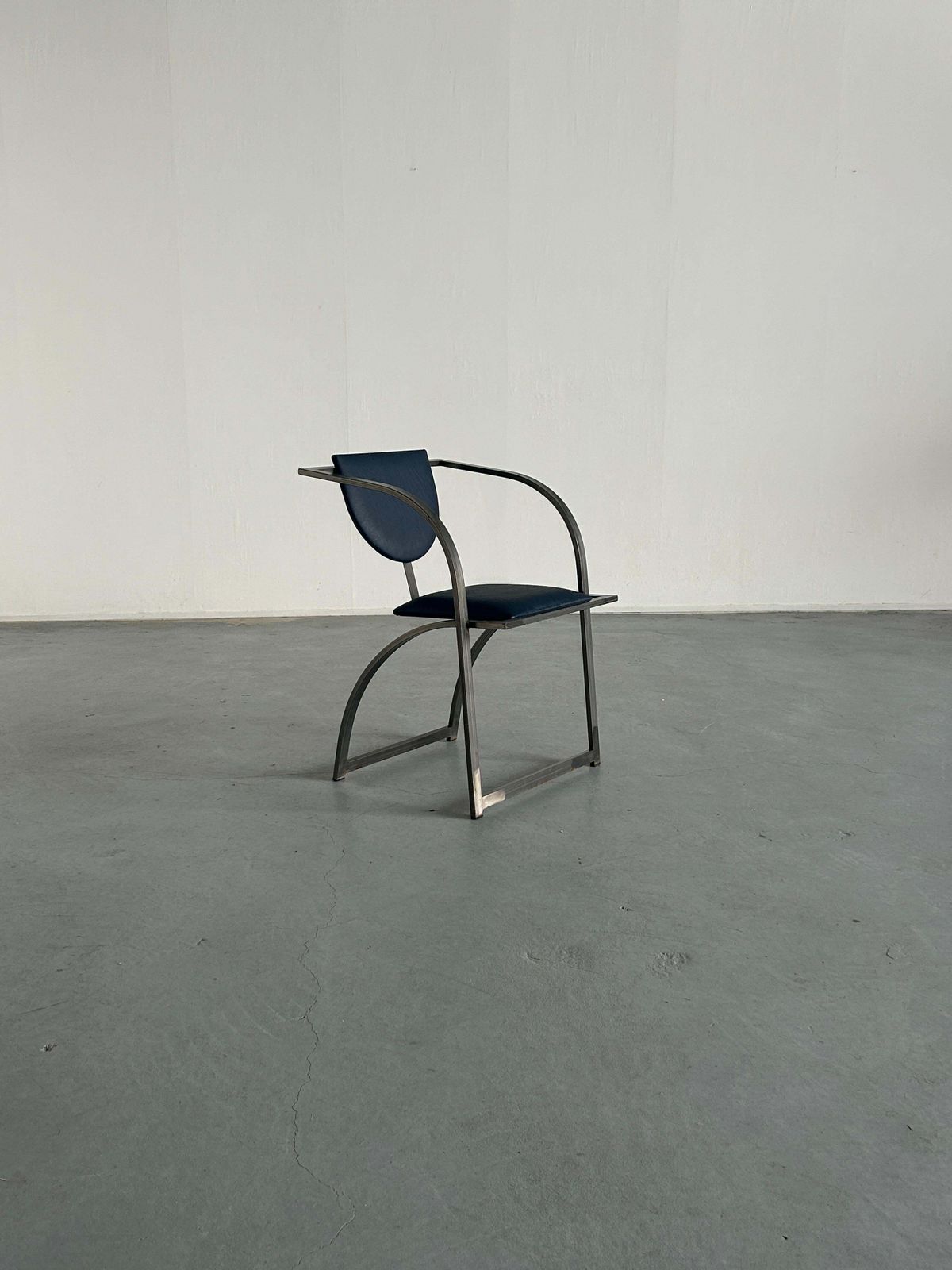Memphis Design Postmodern Geometrical 'Cosinus' Chair By Kff, 80s Germany photo furniture