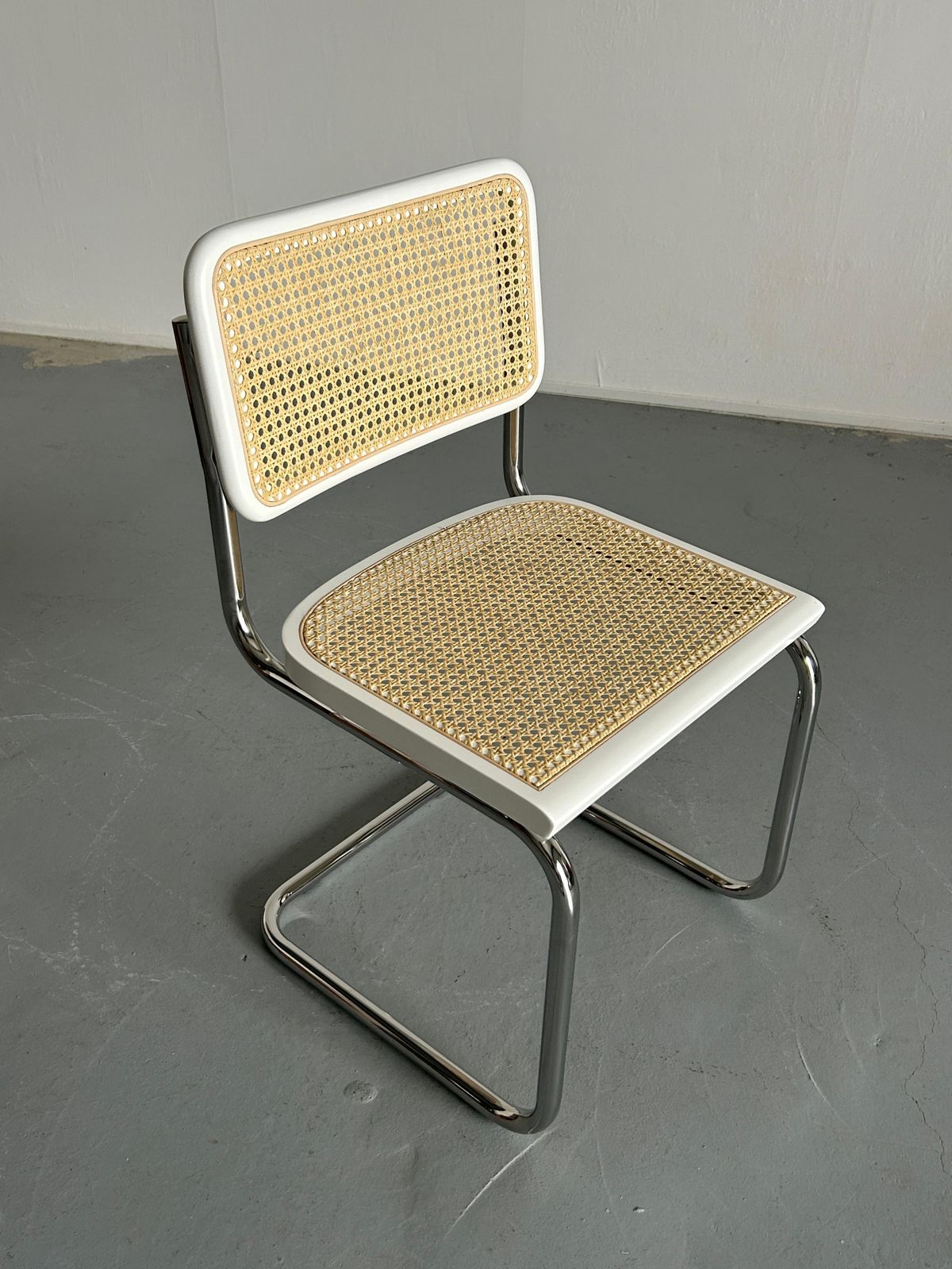 1 Of 12 Vintage Cesca Mid Century Cantilever Chair, Marcel Breuer B32 Design photo 345.0