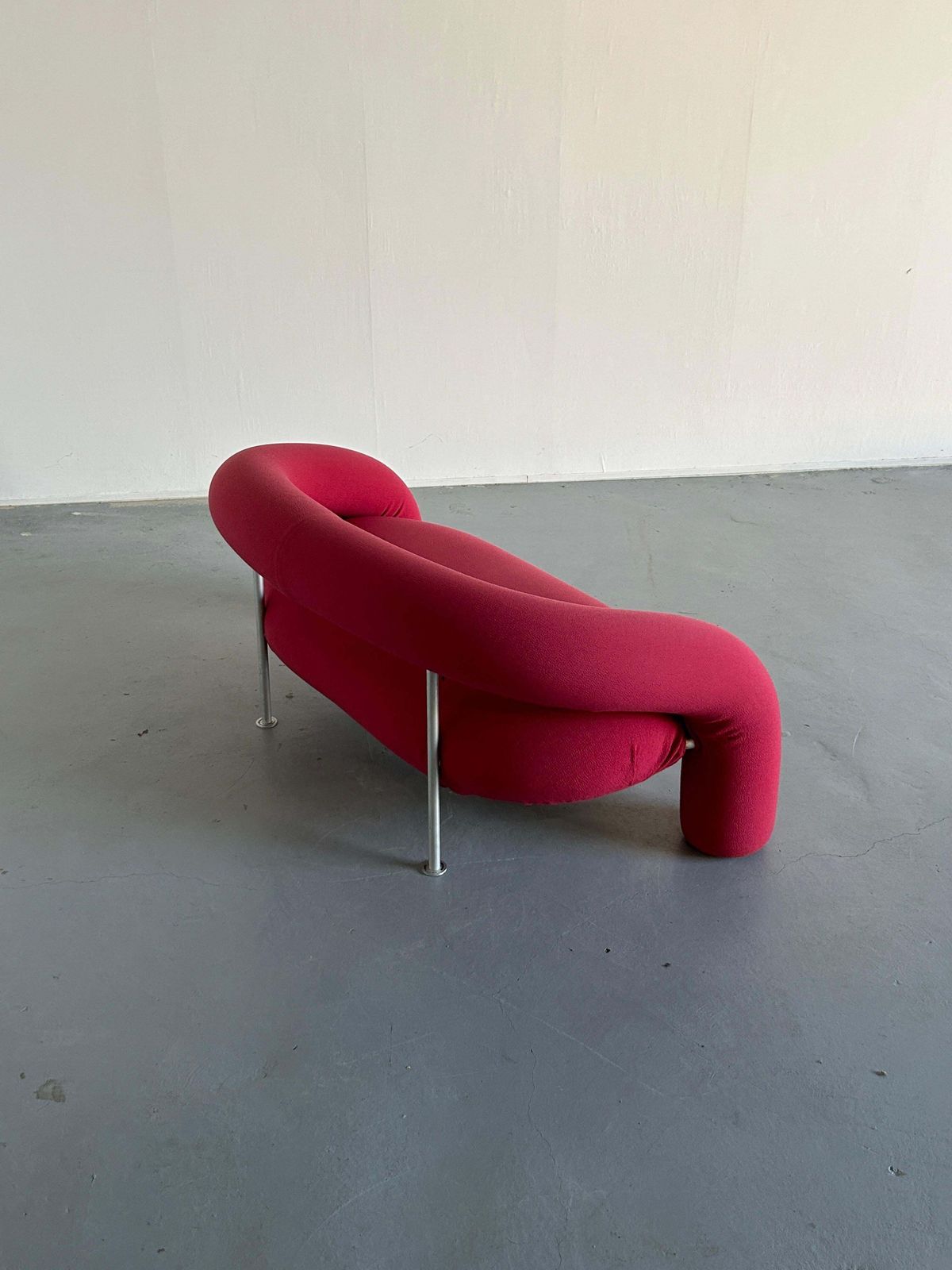 Sculptural Tube Sofa By Anna & Carlo Bartoli For Rossi Di Albizzate, 1990s Italy photo vinterior