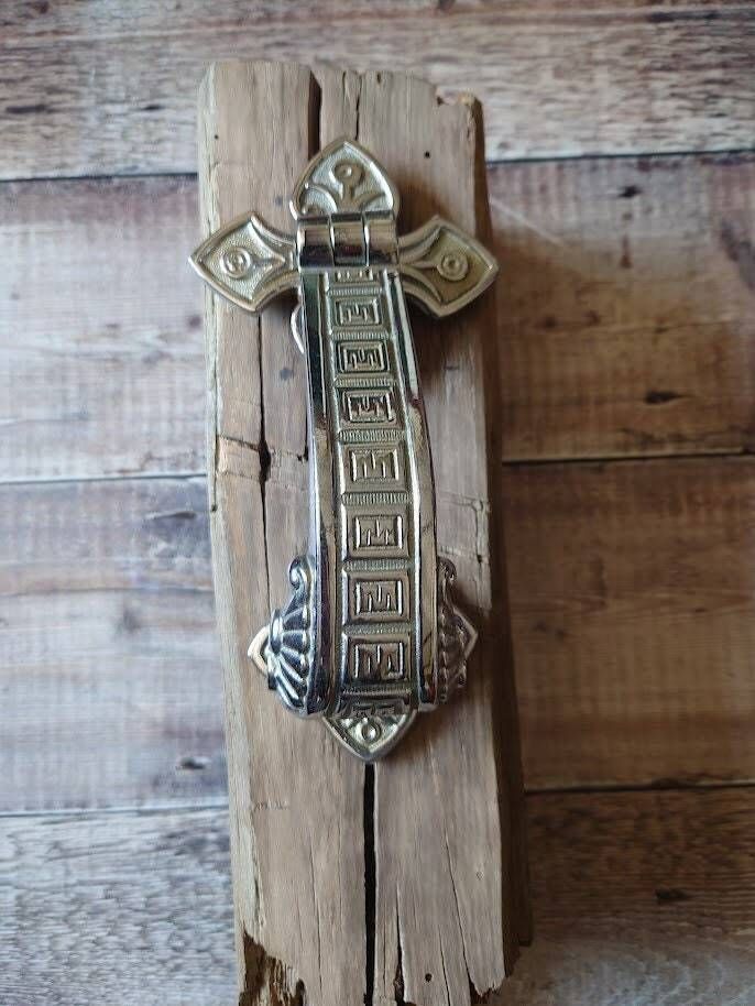 Chome Plated Gothic Door Knocker