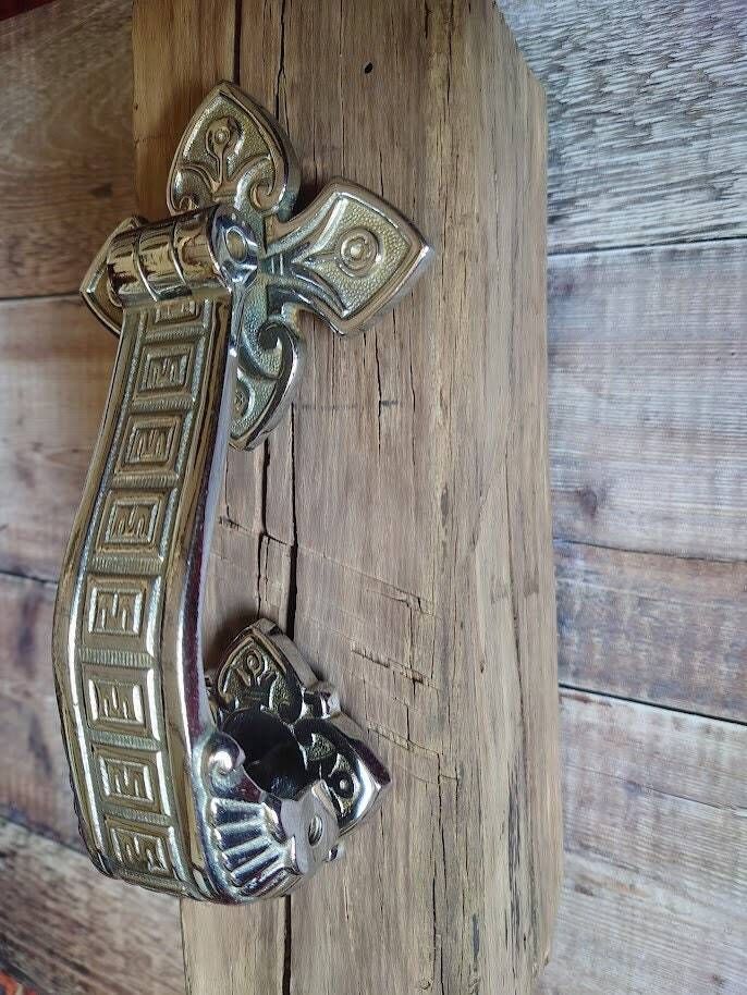 Chome Plated Gothic Door Knocker photo furniture