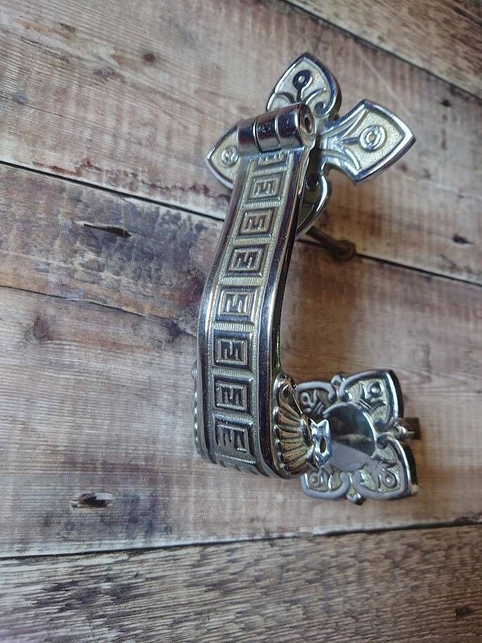 Chome Plated Gothic Door Knocker photo for sale