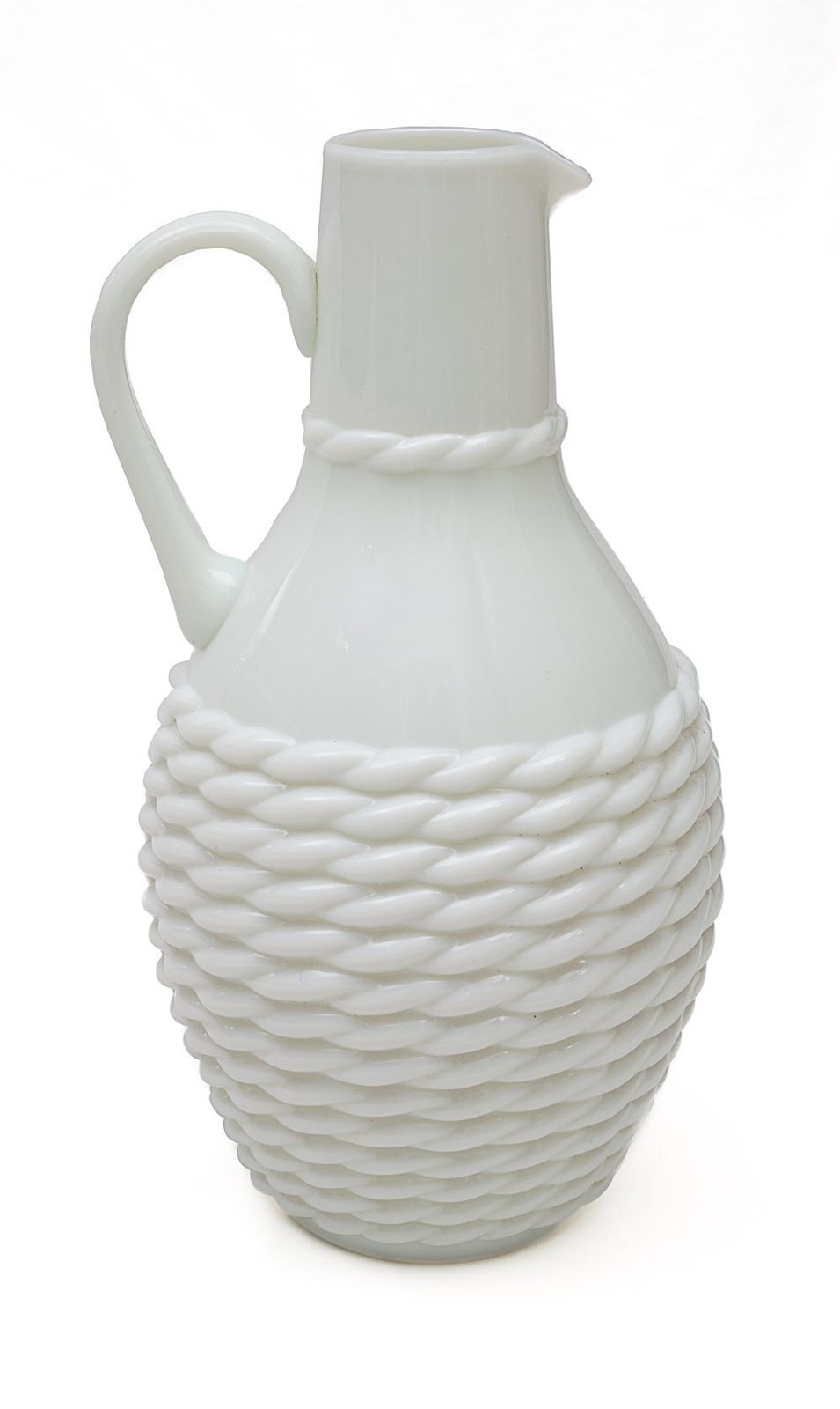 Milky Opaline Jug., Early 20th Century photo Home Decor