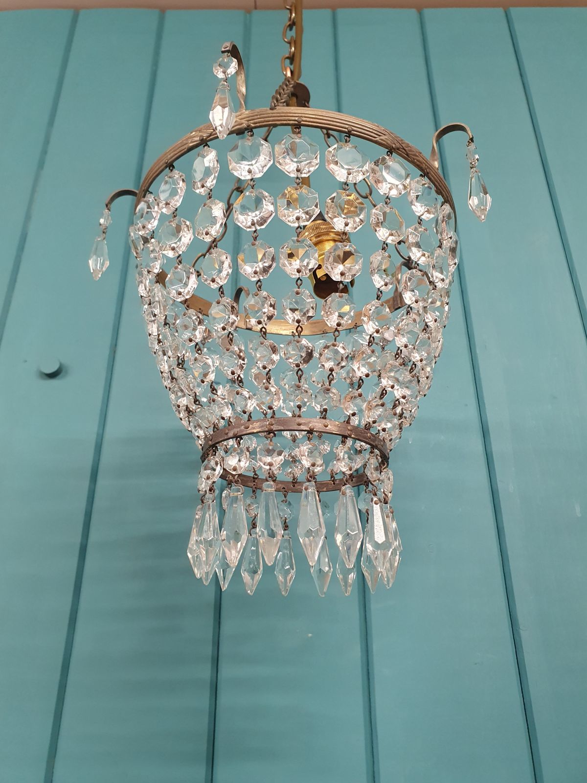Early 20th Century Spike Chandelier With Finials photo buy