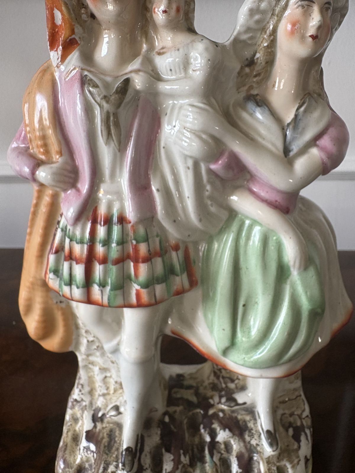 Antique 19th Century Staffordshire Figure photo vintage