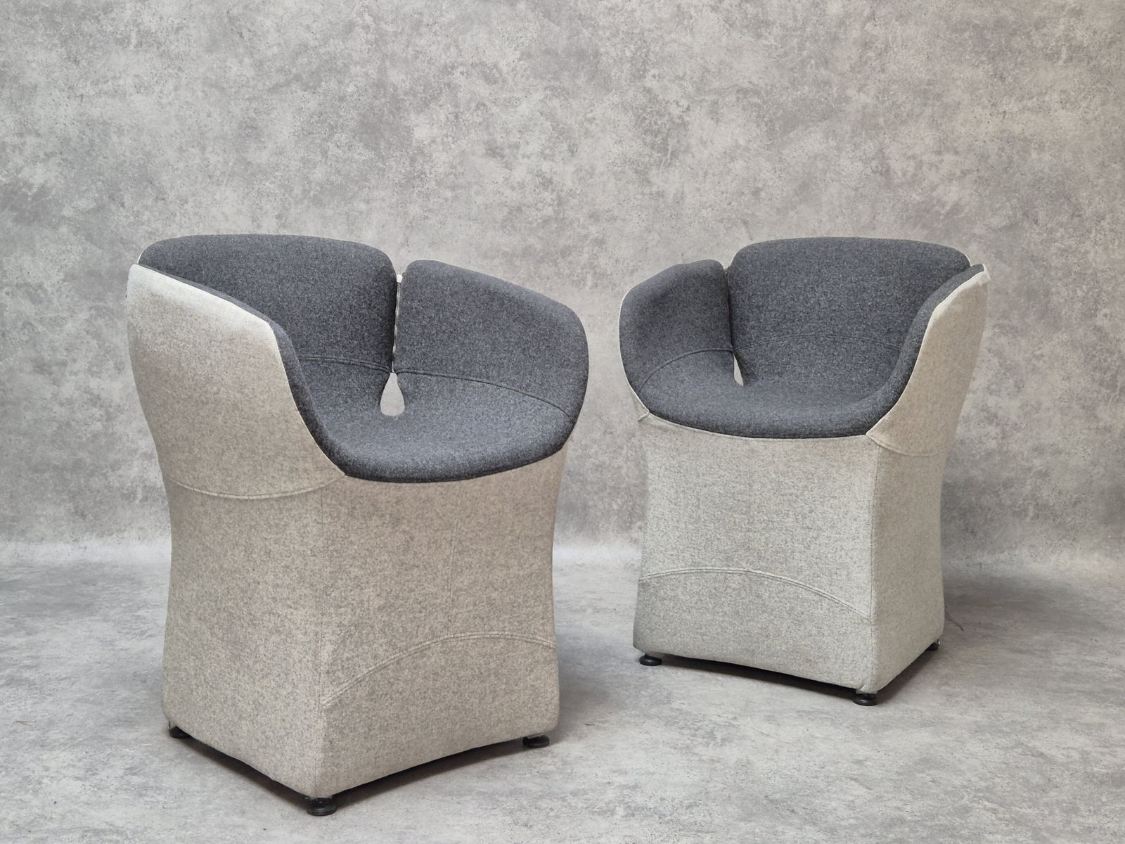 Armchair Bloomy Grey, For Moroso