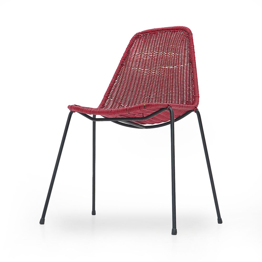 Furniture 4 “Basket” Chairs By Gian Franco Legler, 1950s photo