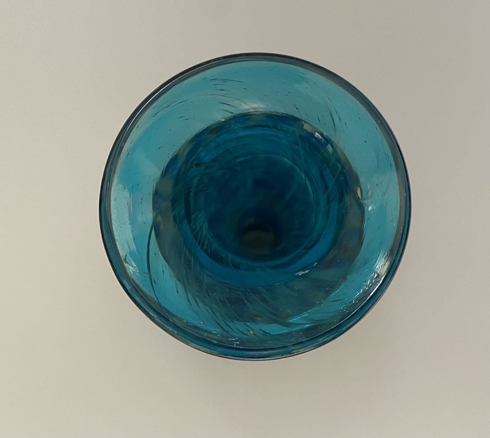 Home Decor Mdina, Maltese Art Glass, Long Neck Vase By Michael Harris, 1970’s photo